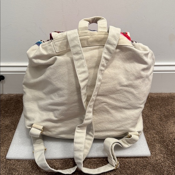 Steve Madden Floral Embroidered Backpack Boho - Picture 3 of 9